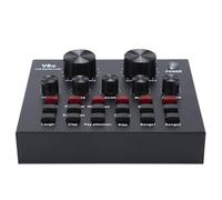 Scheda per Streaming Live, Scheda Effetti Sonori V8 Scheda Trasmissione Live Telefono Cellulare Host USB Computer Multifunzione Karaoke