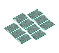 Scheda perforata 6X4 perforata per 10 pezzi 4 X 6 Cm Doppio Lati Prototipazione Prodotti Logica FAI DA TE Saldatura Circuito PCB Universale