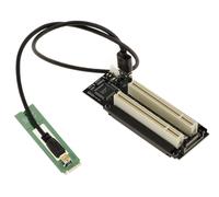 KALEA-INFORMATIQUE Convertitore Riser per la conversione di una porta M2 M Key PCIe in 2 porte PCI a 32 bit