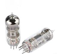 Scheda preamplificatore a tubo a vuoto 6J1, buffer audio HIFI con uscita a doppio canale, preamplificatore stereo alimentato a CA 12 V per progetti fai da te, rosso per custodia CRYSTAL (tubi