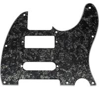 Scheda Protezione Chitarra Battipenna per chitarra a 8 fori a 3 strati per chitarra elettrica stile Tele per chitarra Tele(4 layers black)