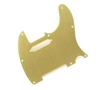 Scheda Protezione Chitarra Battipenna per chitarra elettrica a 8/10 fori 1 pezzo protezione antigraffio in metallo per chitarra stile TL 5 colori(1 Gold)
