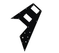 Scheda Protezione Chitarra Battipenna per chitarra elettrica nero 1 pezzo 3 strati per parti e accessori per chitarra tipo V