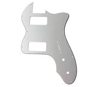 Scheda Protezione Chitarra Protezione antigraffio per battipenna per chitarra - Per accessori per chitarra Classic 72 Thin Line per Tele con pickup Humbucker TV(3 layers of white)