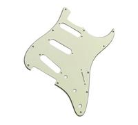 Scheda Protezione Chitarra SSS Battipenna antigraffio per chitarra elettrica Battipenna spesso strato intermedio verde menta per sostituzione chitarra ST(Mint green)