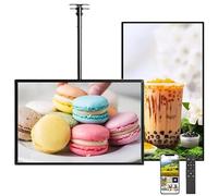 Scheda pubblicitaria digitale commerciale con display LED ultra sottile, risoluzione Full HD, WiFi, HDMI, USB e connettività RJ45 per pubblicità dinamica e visualizzazione delle informazioni