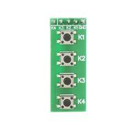 Scheda pulsanti, scheda tastiera universale con modulo interruttore a 4 tasti per CPU MCU PLD può essere inserita direttamente nei computer a scheda singola Mega2560 Due