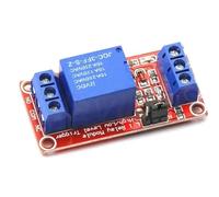 Scheda relè a 1 canale 5V 12V 24V con supporto optoaccoppiatore, trigger di livello alto e basso, 1 pezzo(5 Pcs,12V)