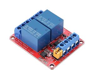 Scheda Relè Modulo Relè a 2 Canali 24V Optoaccoppiatore Isolato Modulo Trigger Alto e Basso Livello