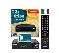 Scheda ricevitore HD Tivusat attivata Telefunken TFK-S2000 RAi Mediaset