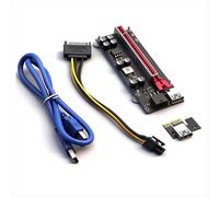 Scheda riser PCIE PCI Express a X16 Extender Adattatore USB 3.0 a 6 pin per il mining di schede video