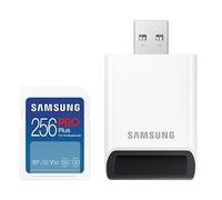 Scheda Samsung PRO Plus SDXC 256 GB UHS-I + lettore SD full-size (2023)