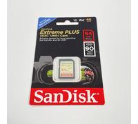 Scheda SanDisk Extreme Plus SDXC UHS-1 64GB 4K UHD FRA Nuova In Blister
