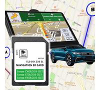 Scheda SD di Aggiornamento Mappe Europa UK per Skoda Octavia Superb Fabia Rapid Yeti, 32GB MIB2 2026-2027 Amundsen Discover Media Navi