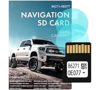 Scheda SD di navigazione 86271-0E077 versione 2025, compatibile con Toyota 4Runner, Avalon, Camry, Corolla, Highlander, Rav4, Tacoma, USA Canada mappe GPS