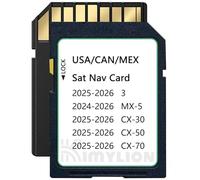 Scheda SD di navigazione, scheda SD GPS compatibile con mappe CX-50/3/CX-30/CX-70, 2024+ MX-5, USA/CAN/MEX Maps
