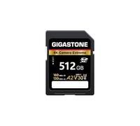 Scheda SD GIGASTONE 512GB, Camera Extreme, A2 V30 U3 SDXC Scheda di Memoria ad Alta Velocità per Video UHD Compatibile con Fotocamere Digitali Canon Nikon Sony Panasonic, con 1 Custodia Mini