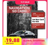 Scheda SD GPS per veicoli KIA Compact 4.X Soul/Sorento/Optima Aggiornamenti 32 GB NAVIGAZIONE GEN4 2025 Versione Europa UK Mappe Sat Nav