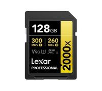 Scheda SD Lexar 2000x 128 GB UHS-II V90 300 MB/s