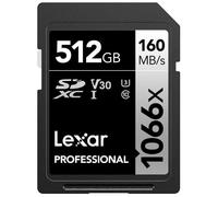 Scheda SD Lexar Professional 1066x 512GB UHS-I U3 V30 160MB/s