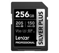 Scheda SD Lexar Professional SILVER PLUS 256GB SDXC UHS-I V60 205MB/s 150MB/s