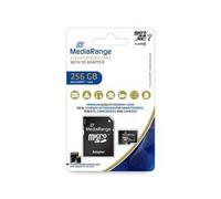 MediaRange Scheda di memoria microSDXC™, UHS-1, classe 10, con adattatore per scheda SD, 256 GB