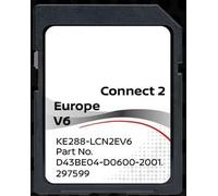 Scheda SD Navigazione GPS Europa 2021 v6, database Q3.2019, D43BE04-D0600-2001, compatibile con Nissan Connect 2 LCN2