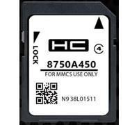 Scheda SD Navigazione GPS - Europa - 2024.A compatibile con Mitsubishi - MMCS E11 E12 W13 (A450)