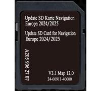 Scheda SD Navigazione GPS Europa 2025/2026 v13 - A2059062807 compatibile con Mercedes Garmin Map Pilot NTG5.5