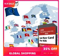Scheda SD per KIA Soul/Sorento/Optima Car Version 2025 GEN4 Aggiornamento navigazione Europa Gran Bretagna Mappe GPS Compact 4.X 32GB EUR