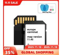 Scheda SD per Renault Megan Clio Laguna Scena Carminat Auto Versione 11.45 Mappe Europa 2025 Sat Nav 8201756571 Navigazione GPS 8GB