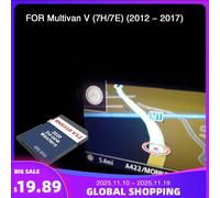 Scheda SD RNS 310 V12 West Europe NAVI per Multivan V (7H/7E) dal 2012 al 2017 Versione 2020 Mappe di navigazione da 8 GB Aggiornamento dati nel Regno Unito