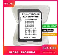 Scheda SD Sat Nav EU Russia Turchia Ucraina Mappe per Mazda 2/3/6/CX3/CX5/CX9/MX5 Aggiornamento scheda Navi per veicoli Versione 2024 Navigazione