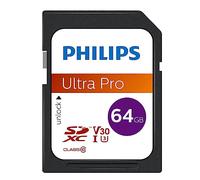 Scheda SDXC Philips 64GB Classe 10, UHS-I U3, 4K