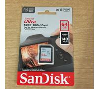 Scheda SDXC - SanDisk - Ultra - 64 Go - 140 Mo/s - UHS-I U1