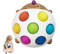 Scheda Sensoriale Occupata - Giocattolo Fidget Riccio Da 9x7 Pollici, Pannello Antistress, Cuscinetti In Silicone Per Allenatore Di Abilità Motorie | Pannello Educativo Per Attività Calme Per La Camer