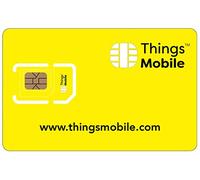 Scheda SIM per ITINÉRANCE ROAMING - Things Mobile - con copertura globale e rete multi-operatore GSM/2G/3G/4G, senza costi fissi. 10€ di credito incluso