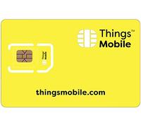 Scheda SIM per localizzatore GPS per animali domestici - Things Mobile - con copertura globale e rete multi-operatore GSM/2G/3G/4G, senza costi fissi. Credito non incluso