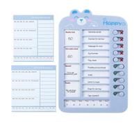Scheda slider checklist, tabella di lavoro per bambini Grafico per i lavori | Ragazzi che imparano il planner del di gestione del di routine per com