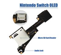 Scheda Socket PCB Board Card Reader Slot SD Jack Audio per NINTENDO SWITCH OLED