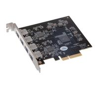 Scheda Sonnet Allegro Pro USB-A 4 porte PCIe 10 Gbps alimentazione indipendente