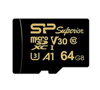 Scheda di memoria microSDXC Silicon Power High Endurance Golden Series 64 Go V30 UHS-1 U3 A1 4K UHD + adattatore