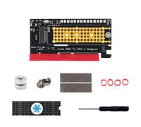 Scheda SSD M2 NVME a PCIEX4 Scheda di espansione per M per trasferimento chiave per w/Heat Sin