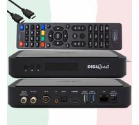 Scheda Tivusat 4K + Certificato DigiQuest Q80 Ricevitore Satellitare (Non