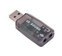 Scheda USB: convertitore esterno, interfaccia stereo multicanale | Adattatore per cuffia per microfono per PC portatile Visualizzazione di film Streaming televisivo Miglioramento della rip
