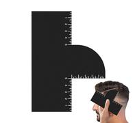 Scheda utensile - scheda di ottimizzazione 'attaccatura dei capelli con scale di misurazione | Scheda a forma di T per migliorare gli approcci dei capelli | Aiuti di taglio riutilizzabili per i pr