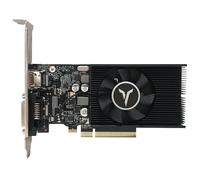 Scheda video Nvidia per PC da gioco, scheda grafica da 4 GB con uscite DVI-D, HDMI e VGA, GPU a basso consumo energetico, non richiede alimentazione