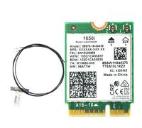 Scheda WiFi 1650i AX201NGW + 2 antenne 3000 Mbps WIFI6 2.4G/5G Dual-Band