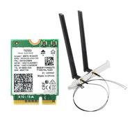 Scheda WiFi 1650i AX201NGW+Antenna 2x8DB+Deflettore 3000Mbps WIFI6 2.4G/5G 3537