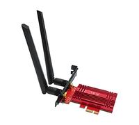 Scheda WiFi 6E 5400Mbps (6GHz e 5Ghz e 2.4GHz) PCIe WiFi 6E, Bluetooth 5.3, AX210 Modulo interno, scheda adattatore di rete WiFi wireless PCI-E per PC desktop Windows10/11 64bit